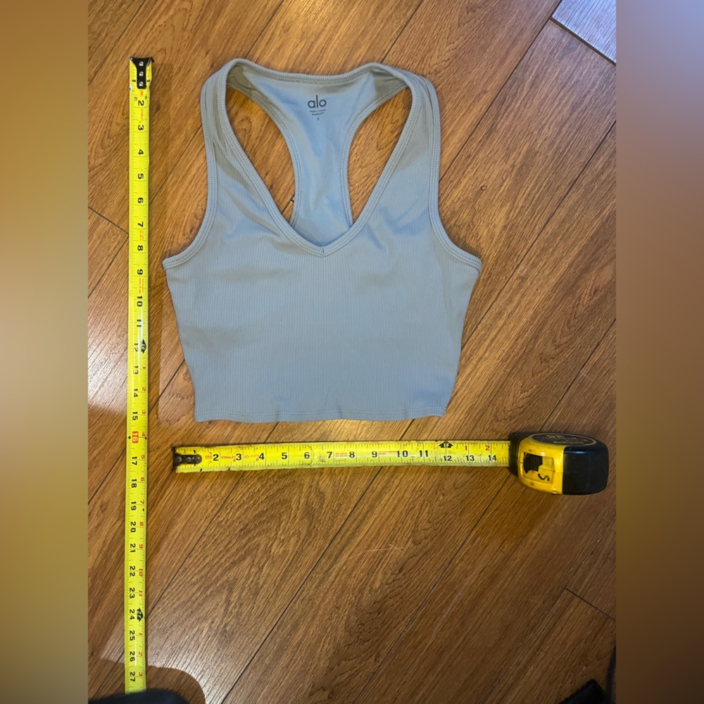 Alo Yoga Goddess Ribbed Racerback Bra Tank